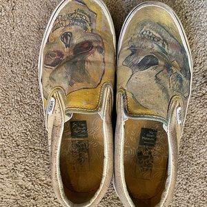 Yellow VINCENT VAN GOPH slip on vans